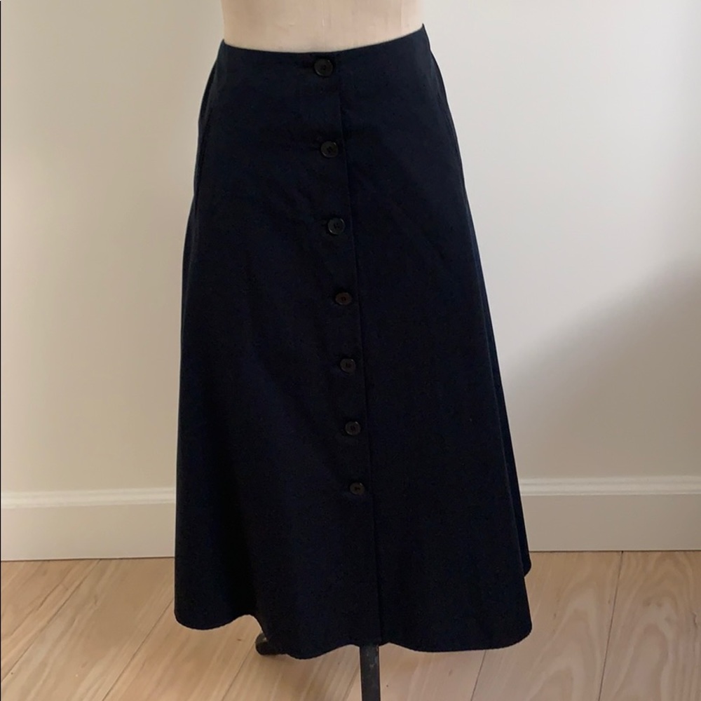 Agnes B Paris black midi skirt